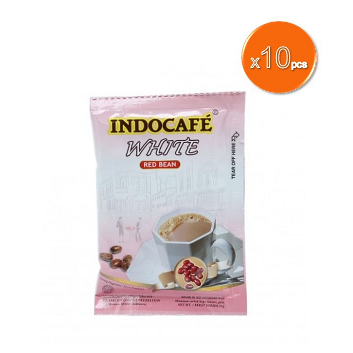 Indocafe White Red Bean ISI 10 Sachet
